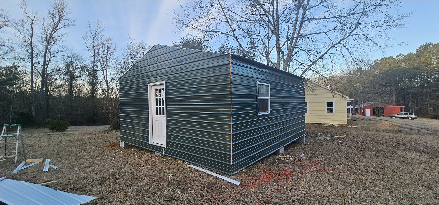 Tiny-house exterior nearing completion